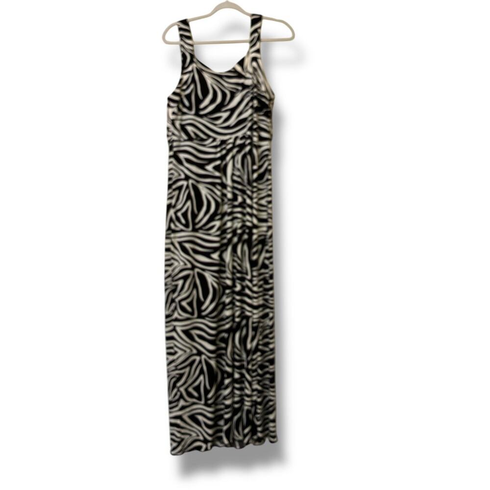 Y2K En Focus Brown Sleeveless Empire Waist Maxi Dress size 14W - Picture 7 of 8
